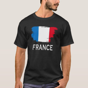 Camiseta Bandera francesa de Francia para hombres niñas Fra