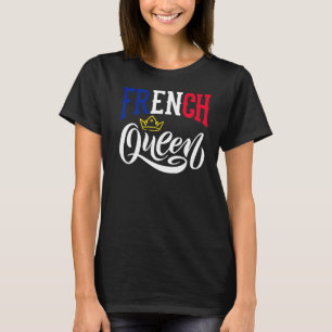 Camiseta Bandera francesa de la Reina Francesa
