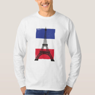 Camiseta Bandera francesa de París