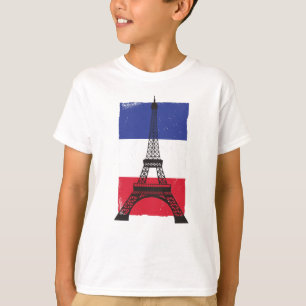 Camiseta Bandera francesa de París