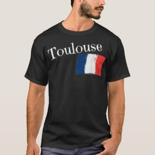 Camiseta Bandera francesa de Toulouse Ciudad Francesa
