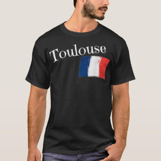 Camiseta Bandera francesa de Toulouse Ciudad Francesa