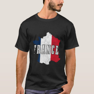 Camiseta Bandera francesa del Orgullo de Francia
