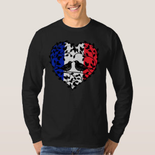 Camiseta Bandera Francesa Día de la Bastilla 2 Pájaros Pequ