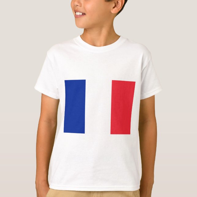 Camiseta Bandera francesa (Francia) (Anverso)