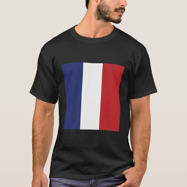 Camiseta Bandera Francesa Francia (Anverso)