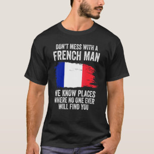 Camiseta Bandera francesa masculina