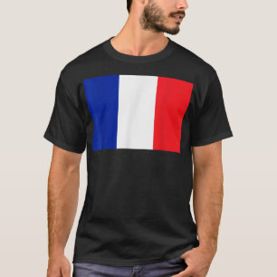 Camiseta Bandera francesa o bandera de Francia 