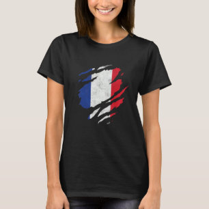 Camiseta Bandera francesa tricolor Europa Francófilos