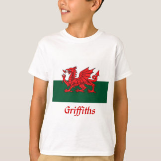 Camiseta Bandera galesa de Griffiths