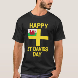 Camiseta Bandera galesa del 'Cymru' Día de San Davids Dewi 