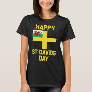 Camiseta Bandera galesa del 'Cymru' Día de San Davids Dewi 