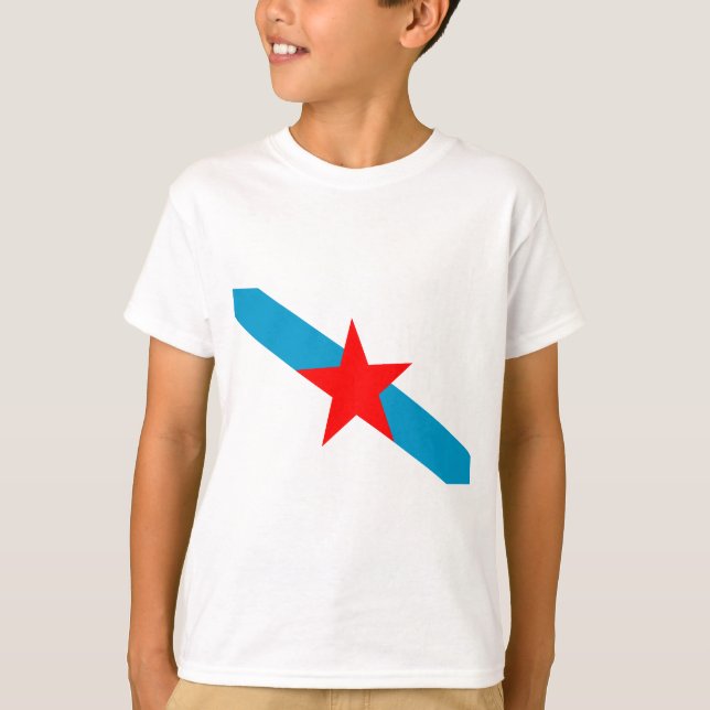 Camiseta bandera galicista-nacionalista (Anverso)