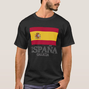 Camiseta Bandera gallega España Viaje Europa vacaciones
