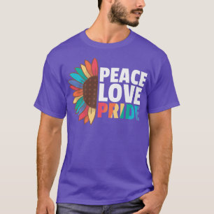 Camiseta Bandera Gay Arcoiris Orgullo Lgbtq Sunflower Premi