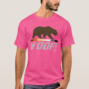 Camiseta Bandera Gay Bear Pride desgastada WOOF !