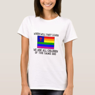 Camiseta Bandera gay cristiana