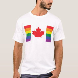 Camiseta Bandera gay de Canadá