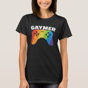 Camiseta Bandera gay gay gay gay gay gay en un transexual L