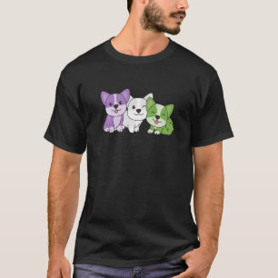 Camiseta Bandera Género no Binario Orgullo Lgbtq Perros Cor