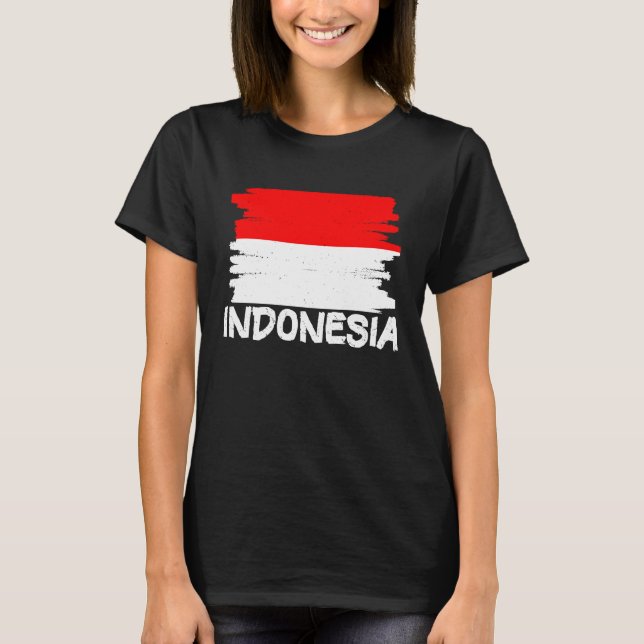 Camiseta Bandera genial de Indonesia (Anverso)