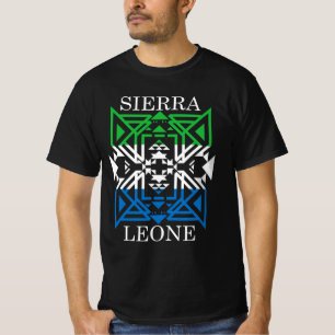 Camiseta Bandera geométrica de WAETout Arts Freetown Sierr