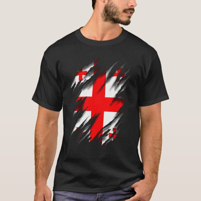 Camiseta Bandera georgiana (Anverso)