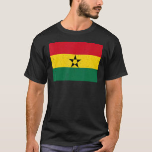 Camiseta Bandera ghanesa Orgullo Ghanés Bandera 1