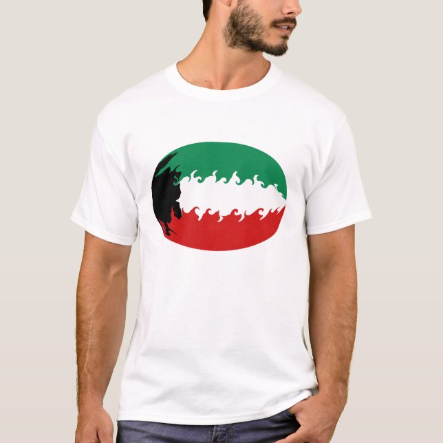 Camiseta Bandera Gnarly Kuwait de Kuwait (Anverso)