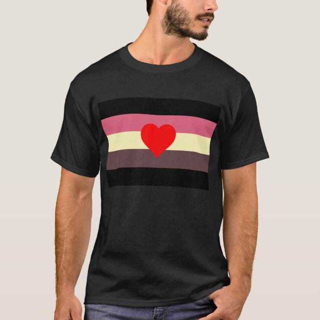 Camiseta Bandera gorda del orgullo de los amantes (Anverso)