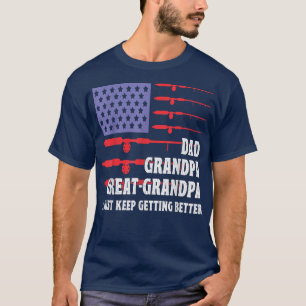 Camiseta Bandera Graciosa De Ee.Uu. Para El Día De Los Padr