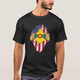 Camiseta Bandera granadina Hombres Mujeres Niños
