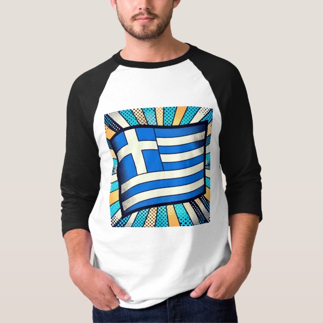 Camiseta Bandera griega (Anverso)
