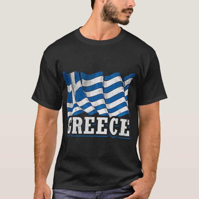 Camiseta Bandera griega (Anverso)