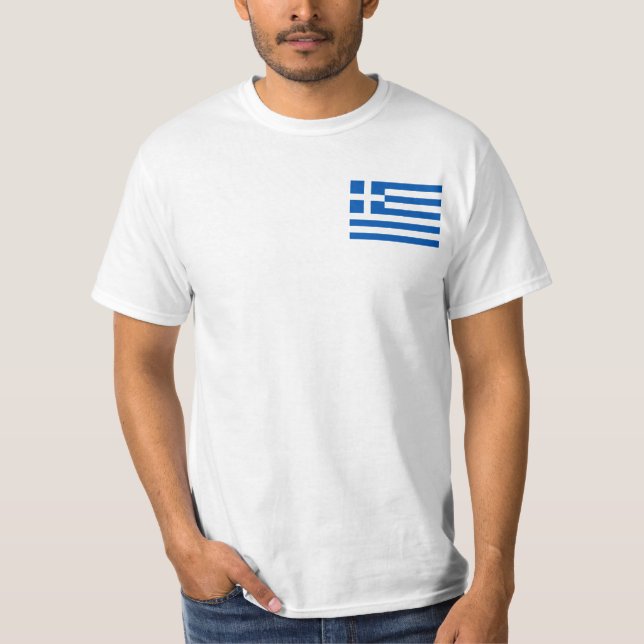 Camiseta Bandera griega (Anverso)