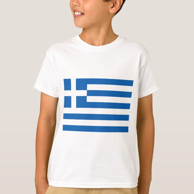 Camiseta Bandera griega (Grecia) (Anverso)