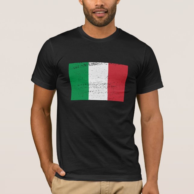 Camiseta Bandera griega italiana (Anverso)