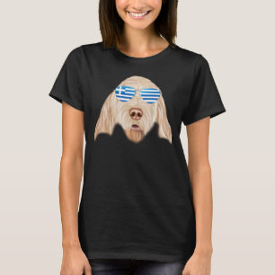 Camiseta Bandera griega Spinoni Italiani Perro Grecia Bolsi