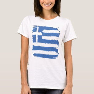 Camiseta Bandera griega vintage Grecia