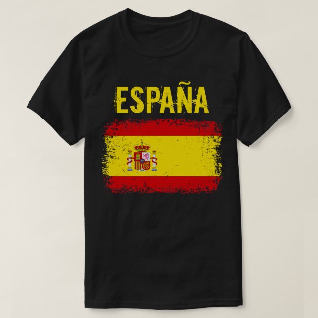Camiseta Bandera gruesa española de España (Diseño del anverso)