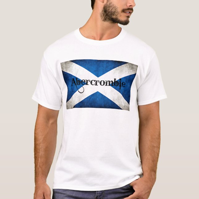 Camiseta Bandera Grunge de Abercrombie (Anverso)