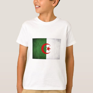 Camiseta Bandera Grunge de Argelia
