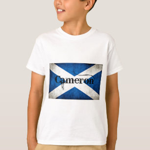 Camiseta bandera grunge de Cameron