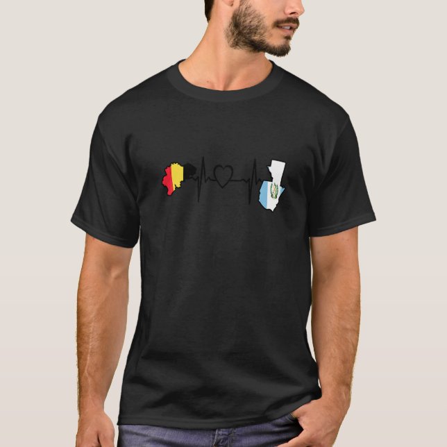 Camiseta Bandera guatemalteca belga (Anverso)