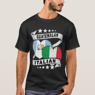 Camiseta Bandera Guatemalteca E Italiana