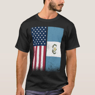 Camiseta Bandera Guatemalteca EEUU Y Guatemala Banderas Org