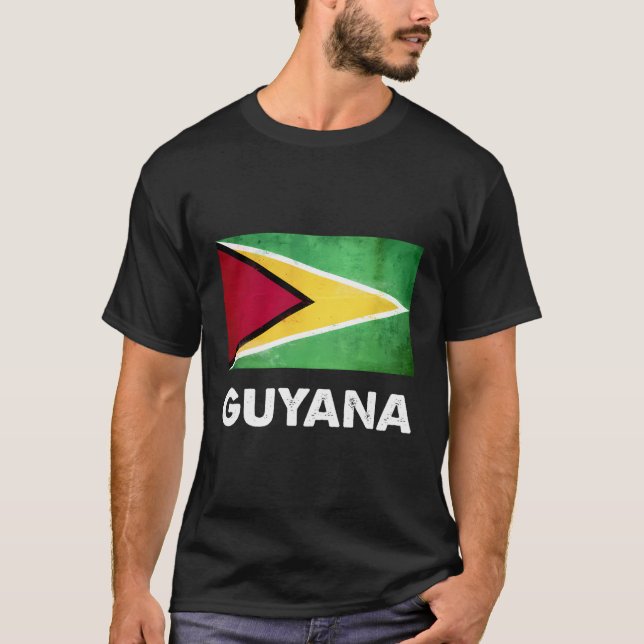 Camiseta Bandera guyanesa de Guyana (Anverso)