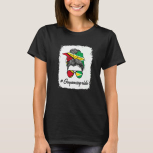 Camiseta Bandera guyanesa orgullo guyanés
