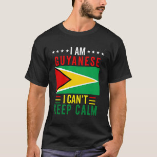 Camiseta Bandera Guyanesa Para Hombres Mujeres Herencia De 