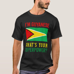 Camiseta Bandera Guyanesa Para Hombres Mujeres Herencia De 